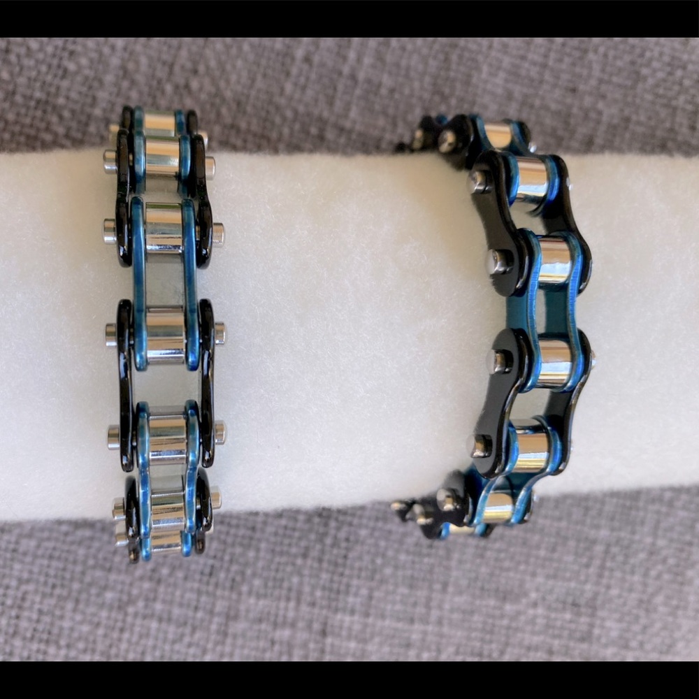 Heavy Metal Bike Chain Bracelet